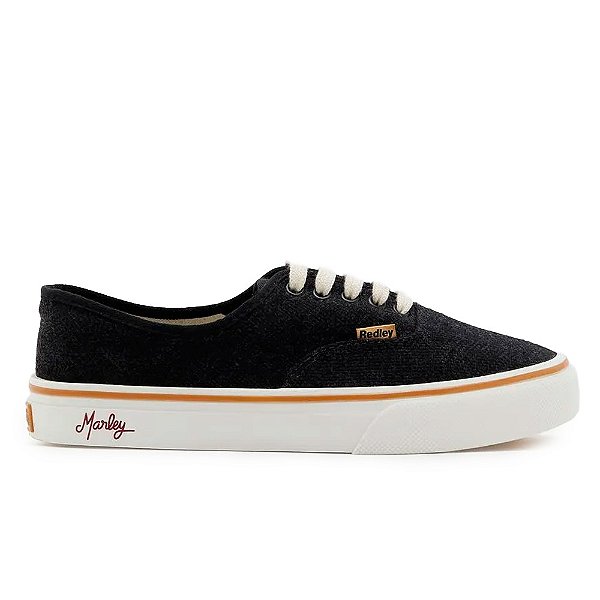 Tênis Redley IR10 Originals Bob Marley Preto/Branco