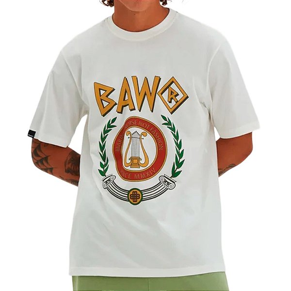 Camiseta Regular BAW Pantheon Unissex Off White