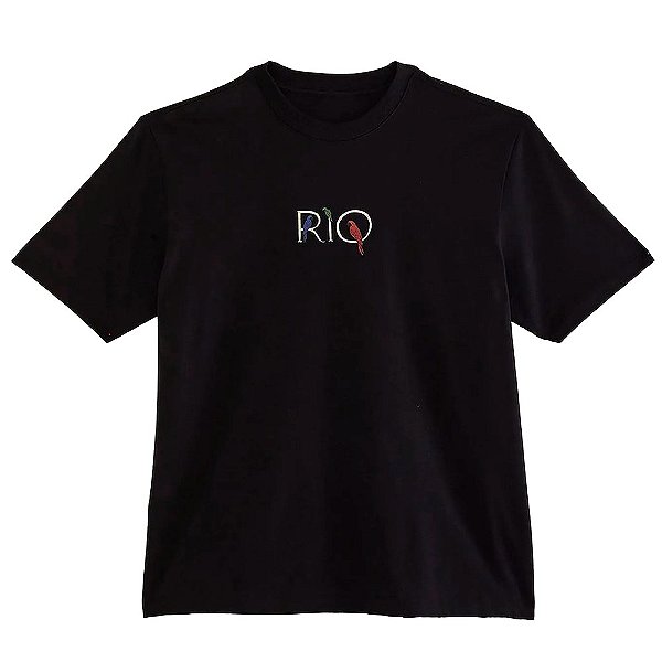 Camisa Farm Ipanema Rio Feminina Preta