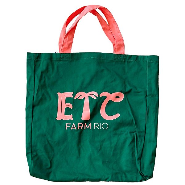 Totebag Farm Praiana Coletivo Etc Verde