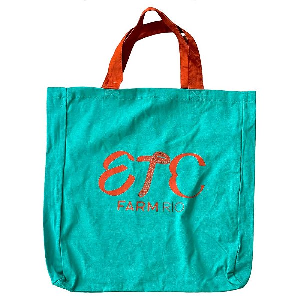 Totebag Farm Praiana Coletivo Etc Verde Claro