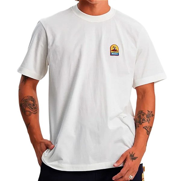 Camiseta Regular BAW Fun Unissex Off White
