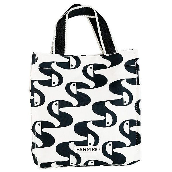 Bolsa Farm Mimo Copatucano Branco/Preto
