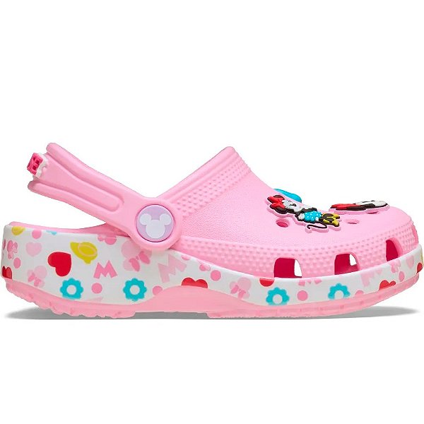 Sandália Crocs Minnie Feminino Rosa