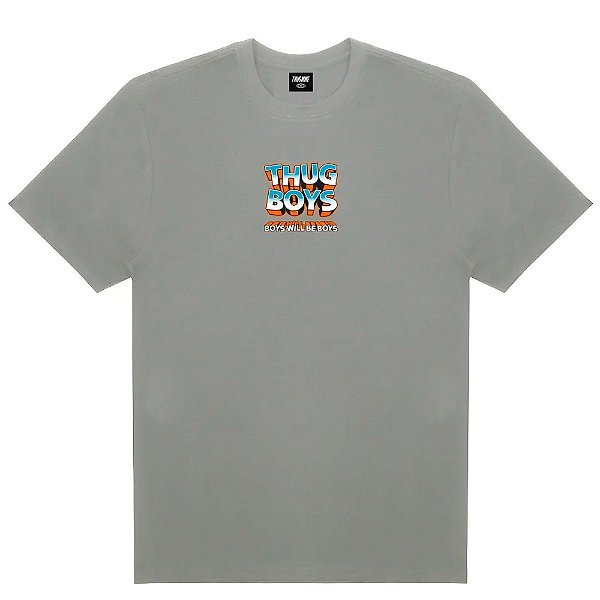 Camisa Thug Nine Thug Boys Masculina Cinza