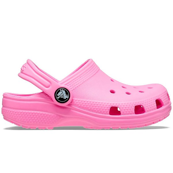 Sandália Crocs Classic Clog Infantil T Taffy Pink