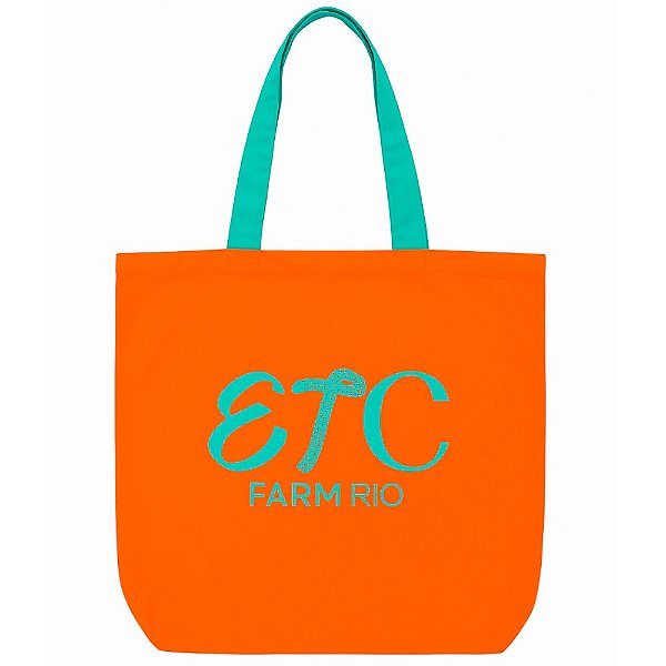 Totebag Farm Praiana Coletivo Etc Laranja
