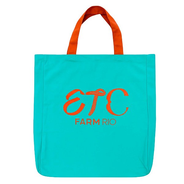 Totebag Farm Praiana Coletivo Etc Verde Claro