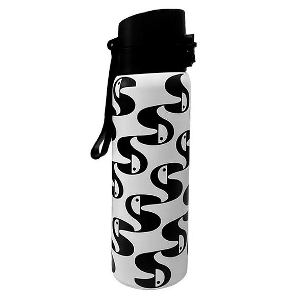 Garrafa Farm Etc Copatucano 650ml Off White, Preto