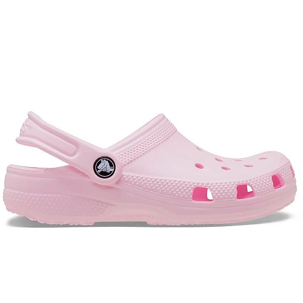Sandália Crocs Classic Clog Infantil Rosa