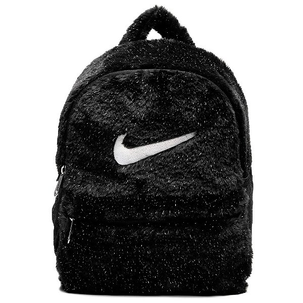 Mochila Nike Mini Fur Preto/Branco