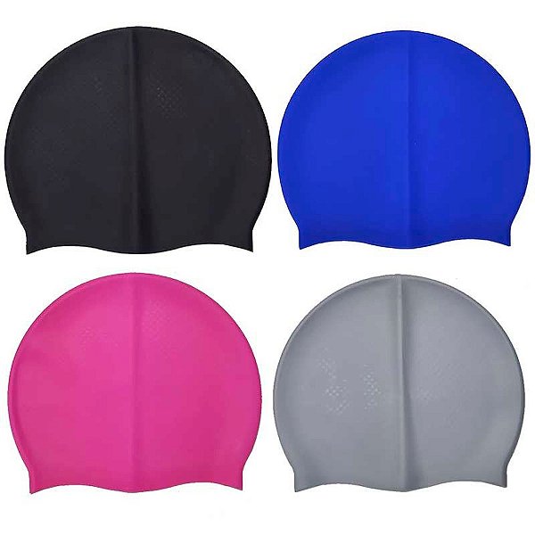 Touca Natação Olympport Pinos com Efeito Massagem Sortido