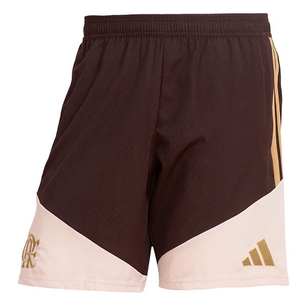 Shorts Adidas TIRO26 Competition Downtime CR Flamengo Marrom, Bege