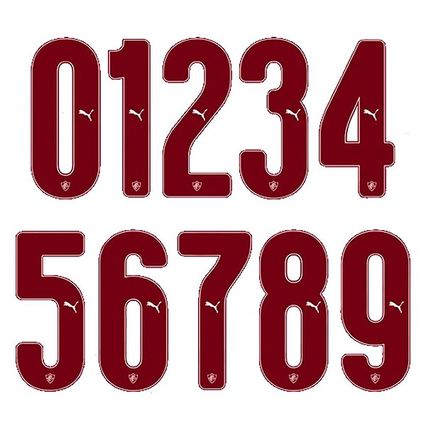 Personalização Número Fluminense Jogo II 26/27 Bordô