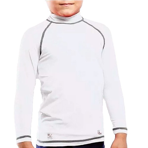 Camisa Lupo com Proteção Solar UV 50+ Infantil Branco