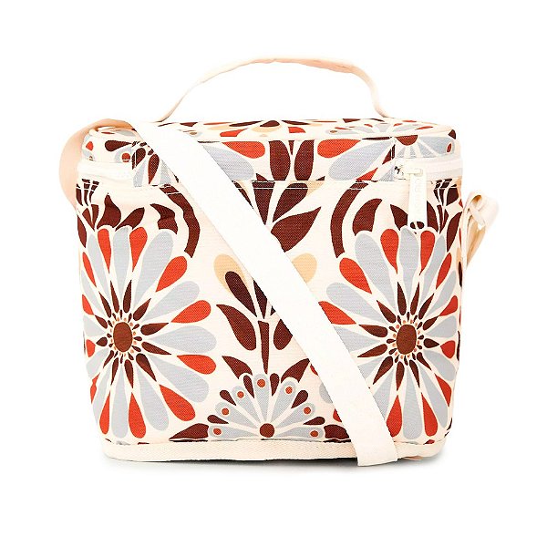 Mini Cooler Farm Farofa Florejo Off White Marrom