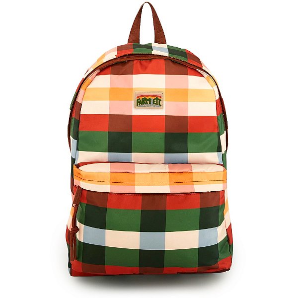 Mochila Farm Xodó Xadrez Multi Colors