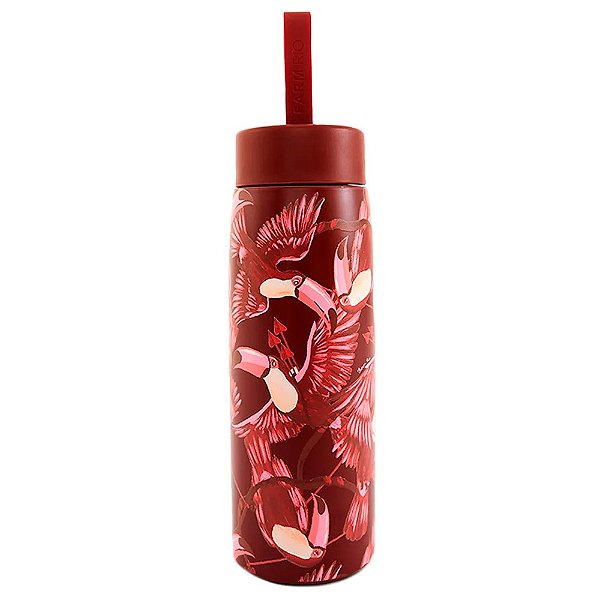 Garrafa Farm Que Sede Tucano Cupido 750ml Bordô