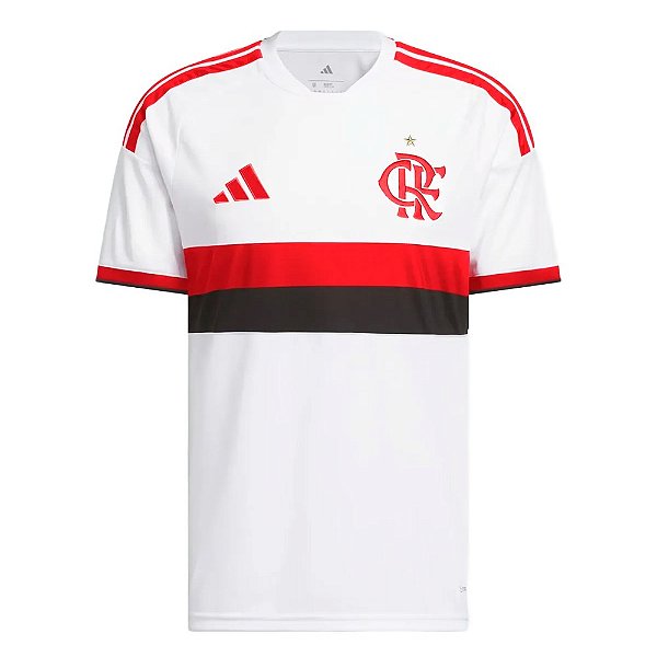 Camisa Adidas Flamengo II 26/27 Masculino Branco Vermelho