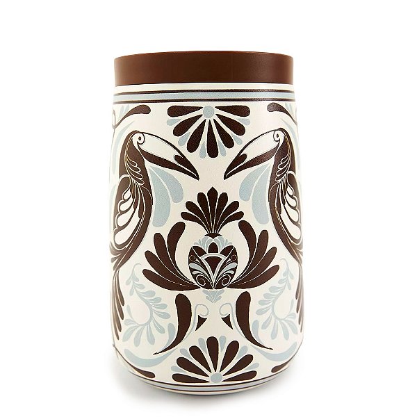 Copo Farm Que Sede Coletânea Tropical 450ml Marrom Bege