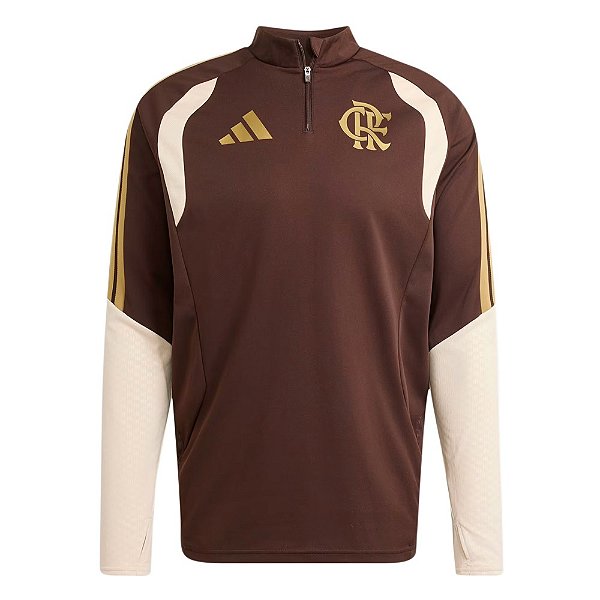 Jaqueta Adidas Flamengo Apresentação 26/27 Masculino Marrom