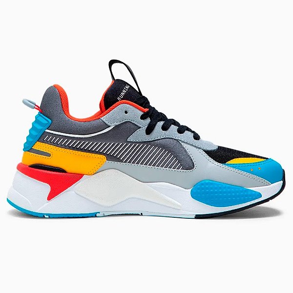 Tênis Puma RS-X Mix Branco e Colors