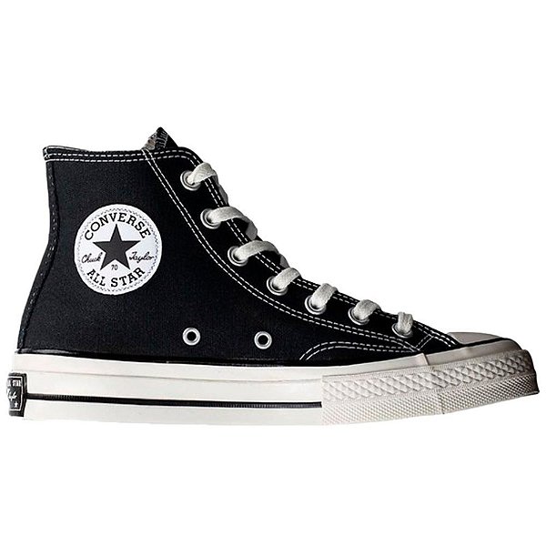 Tênis Converse All Star Chuck 70 Hi Cano Alto Unissex Preto Branco