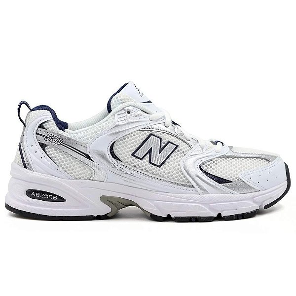 Tênis New Balance 530 Branco Prata