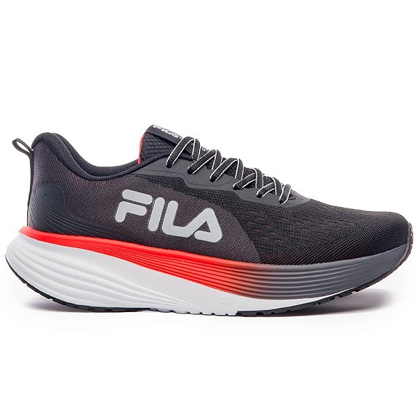 Tênis Fila Agile Masculino Preto e Vermelho