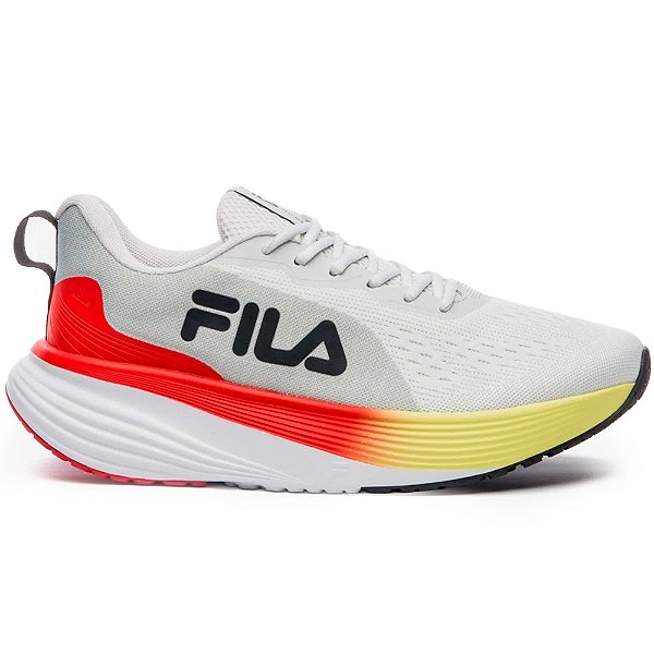 Tênis Fila Agile Branco, Vermelho e Multi