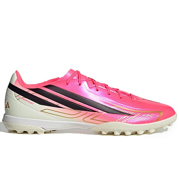 Chuteira Adidas Society Hyperfast Club Rosa Neon