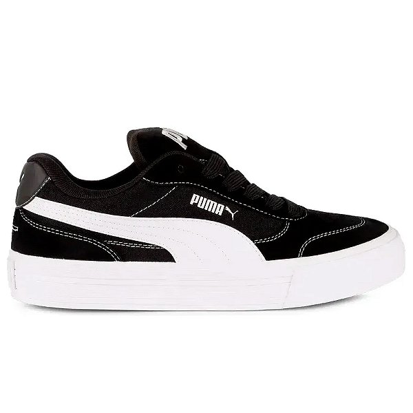 Tênis Puma CC Park Vulc Masculino Preto e Branco