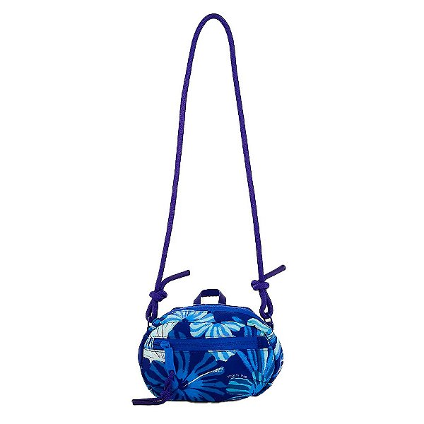 Bolsa Farm Chuchu Hibisco do Mar Azul