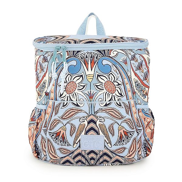Mochila Farm Tropical Lenço Riviera Azul