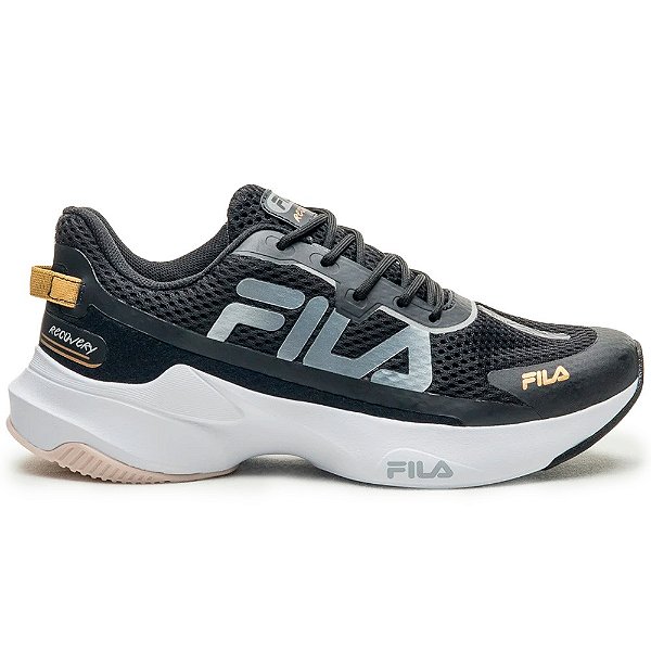 Tênis Fila Recovery Preto e Cinza