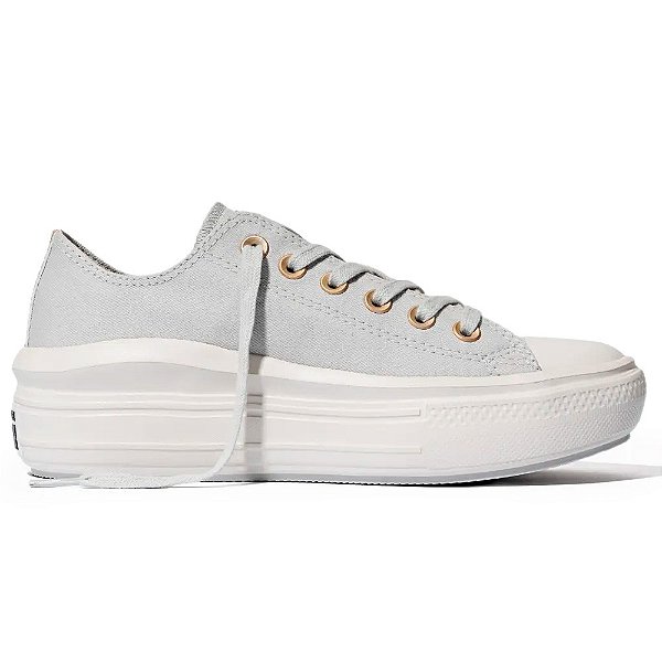 Tênis Converse All Star Chuck Taylor Move Cinza Gelo