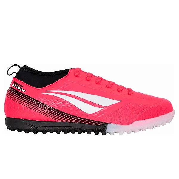 Chuteira Penalty Society Storm 4 Rosa e Preto
