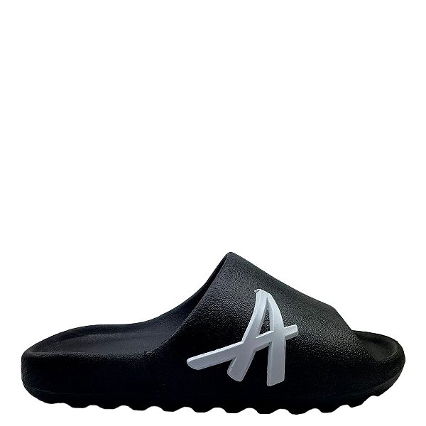 Chinelo Approve Slide Pillow Only Unissex Preto Branco
