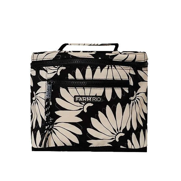 Mini Cooler Farm Farofa Copacabana Preto Off White