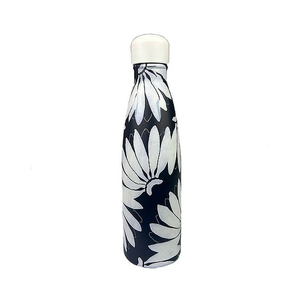 Garrafa Farm Glub 500ML Copacabana Preto Branco