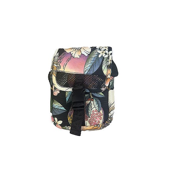 Bolsa Farm Fervo Romance Em Flor Preto Colors