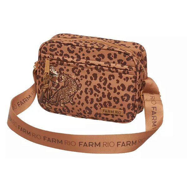 Bolsa Farm Ziriguidum Onça Marrom