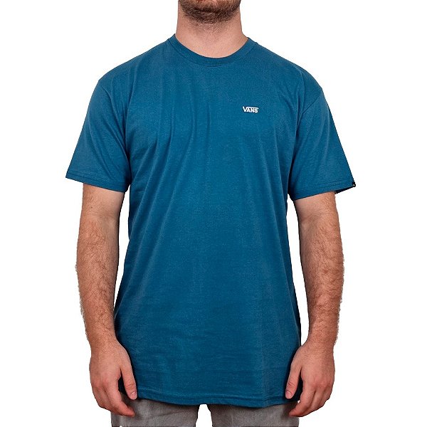 Camisa Vans Core Basics Teal Masculina Azul