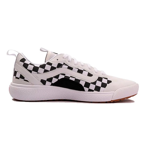 Tênis Vans Ultrarange Exo Checkerboard Feminino Branco Preto