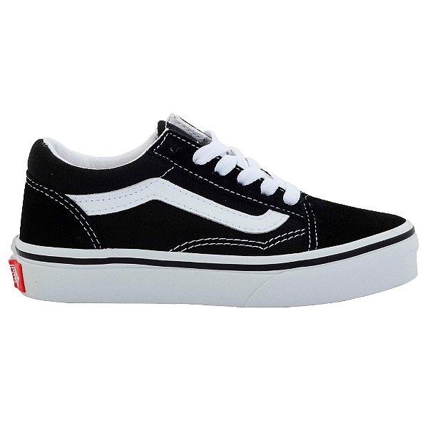 Tênis Vans Old Skool Infantil Preto Branco