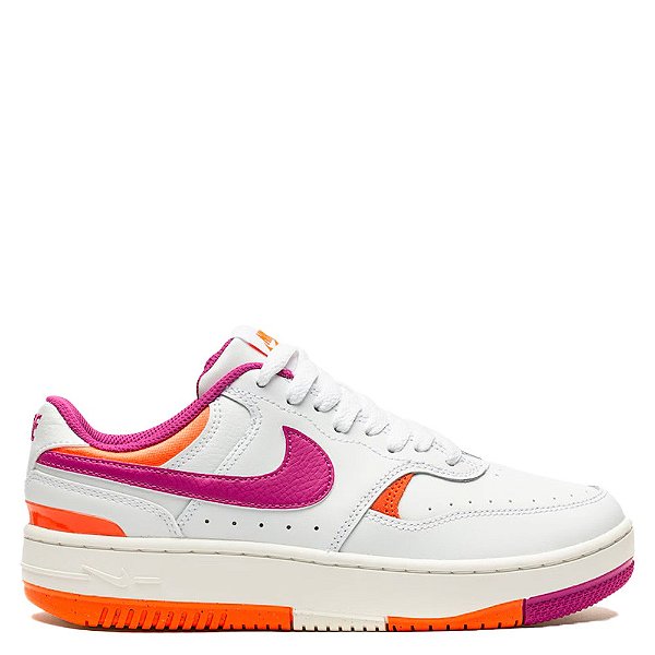 Tênis Nike Gamma Force Feminino Branco Roxo Laranja