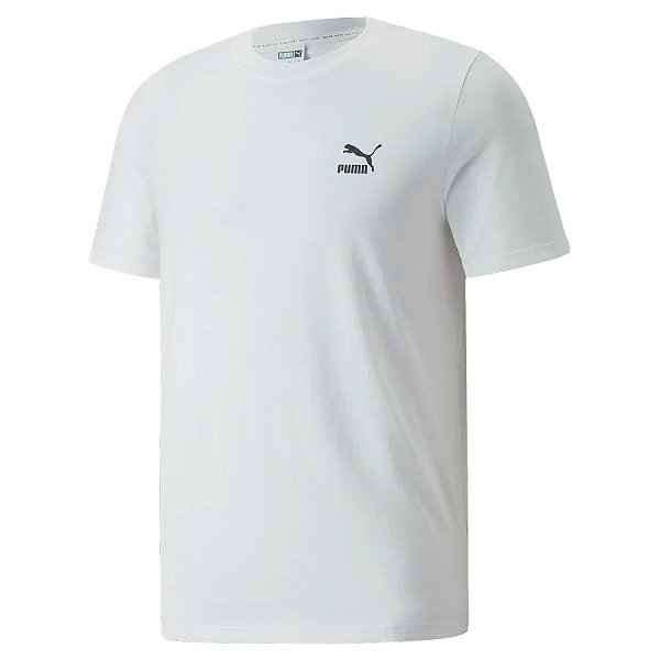 Camisa Puma Classic Small Logo Masculina Branco