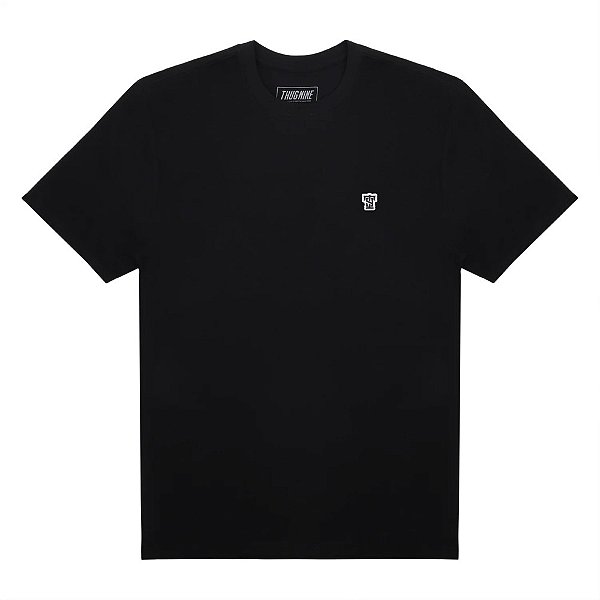 Camiseta Thug Nine Basic T9 Patch Preta
