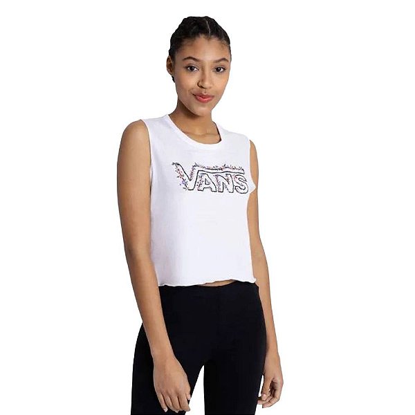 Regata Vans Rose Garden Tank Branca