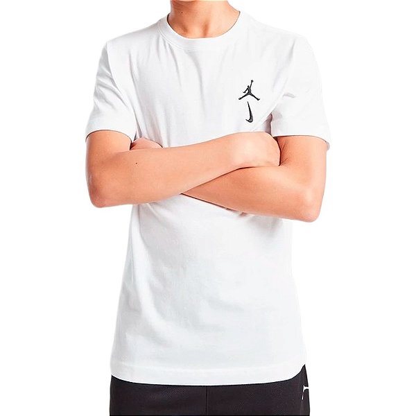 Camisa Jordan MJ MVP Kids Branca